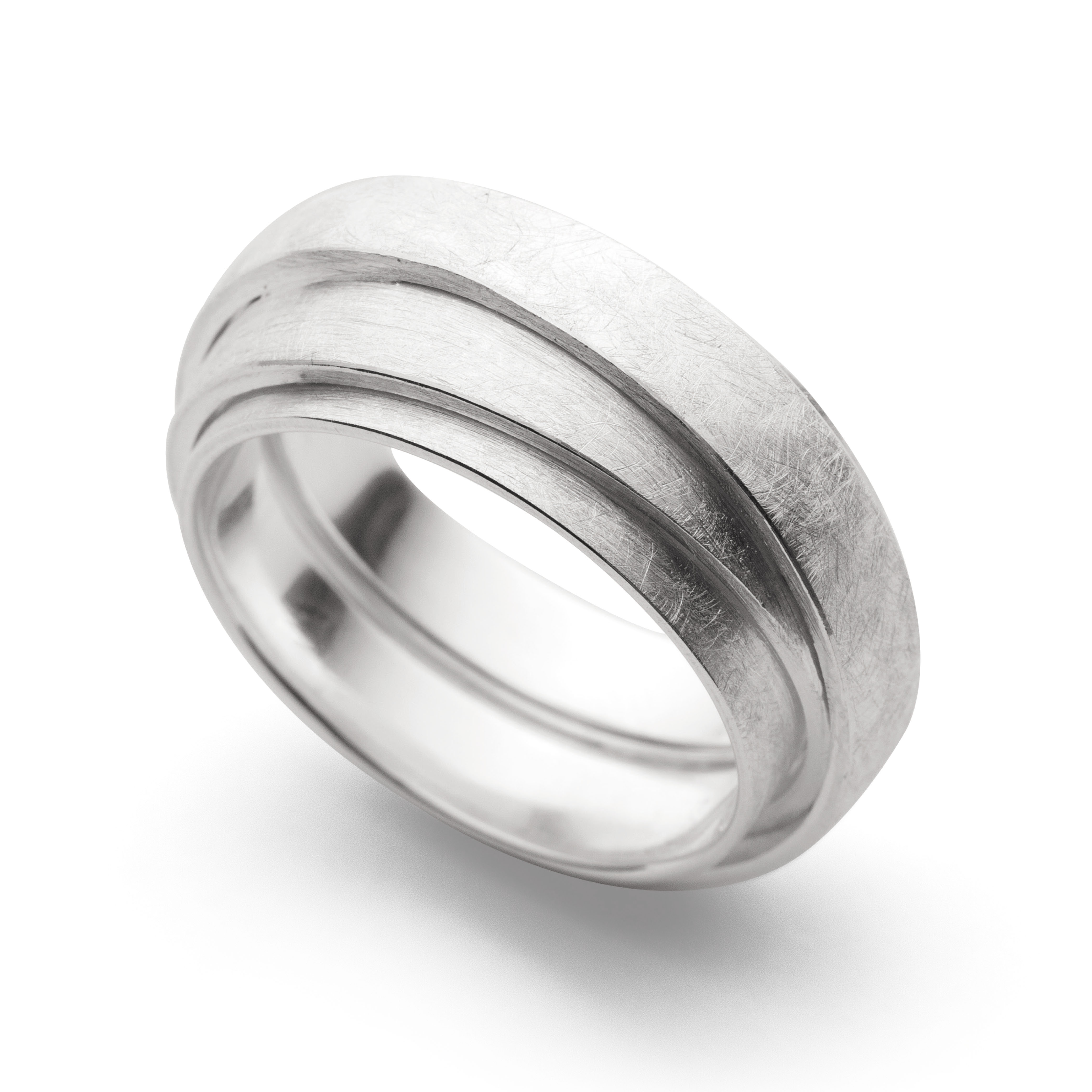 Bastian Inverun Ring 925/- Silber Rhodiniert 25401
