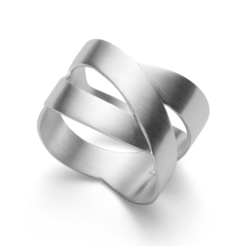 Bastian Inverun Ring 925/- Silber Rhodiniert 39801