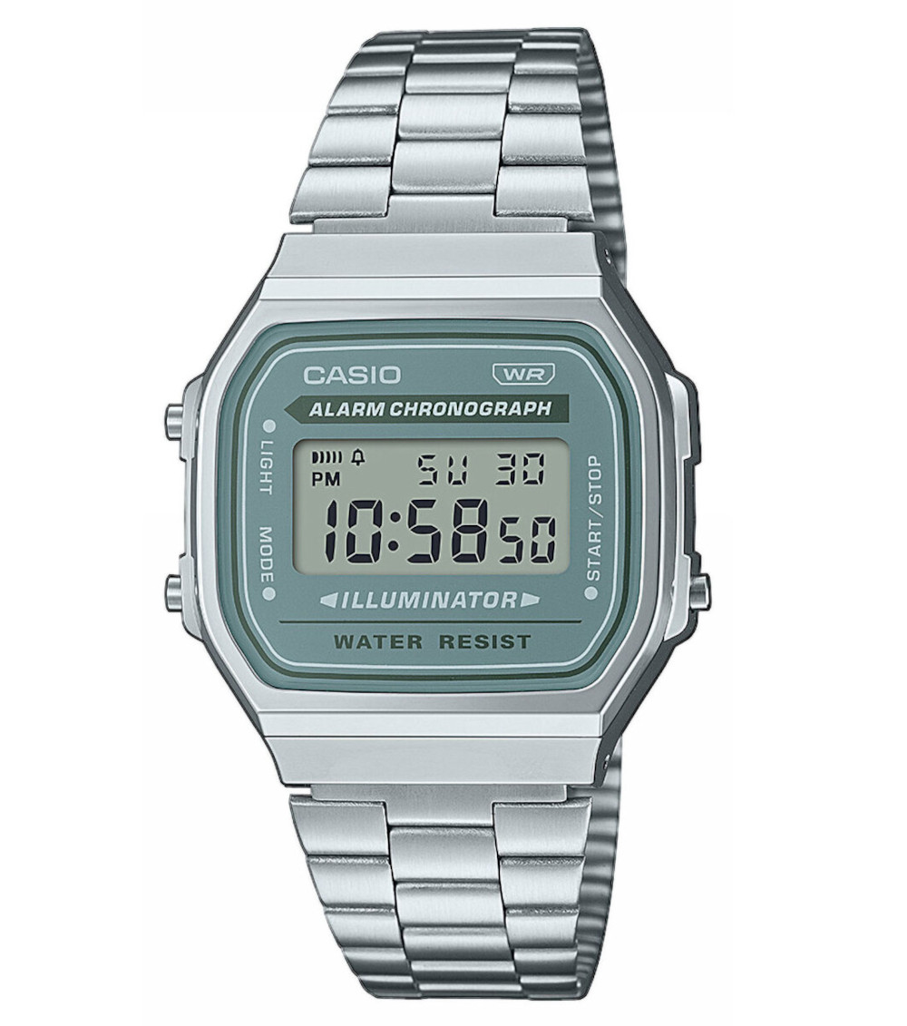 Casio Armbanduhr Vintage Collection Iconic Edelstahl A168WA-3YES