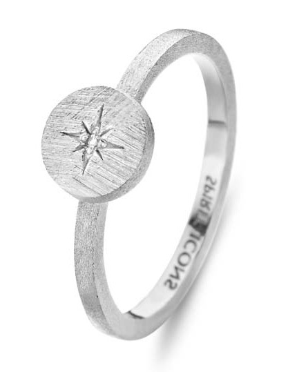 SPIRIT ICONS Ring North Star Silber 53111