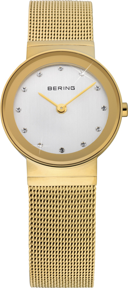 Bering Damenuhr Classic Gold 10126-334