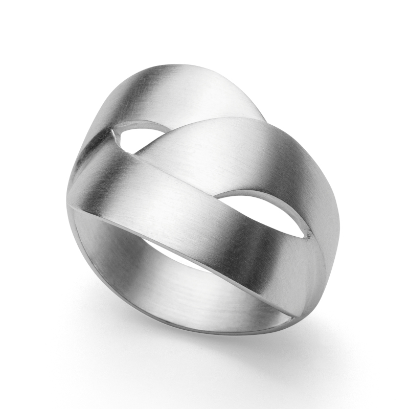 Bastian Inverun Ring 925/- Silber Rhodiniert 40781