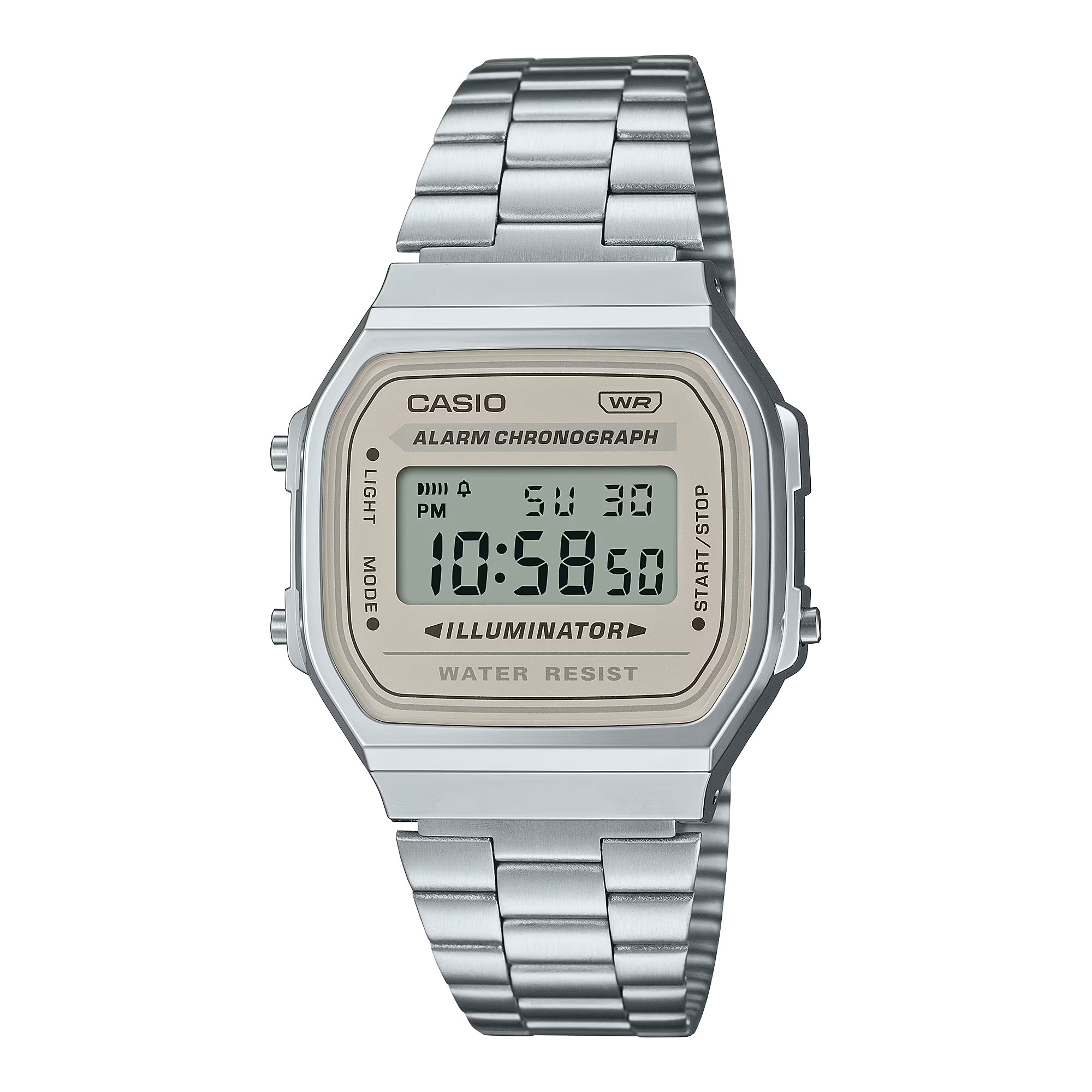 Casio Armbanduhr Vintage Collection Iconic Edelstahl A168WA-8YES