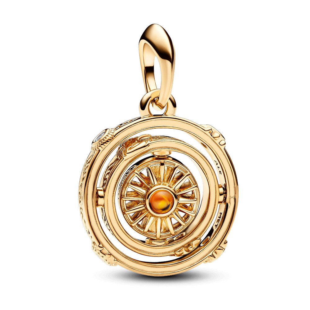 PANDORA Game of Thrones Charm Spinning Astrolabe 14k Gold plated 762971C01