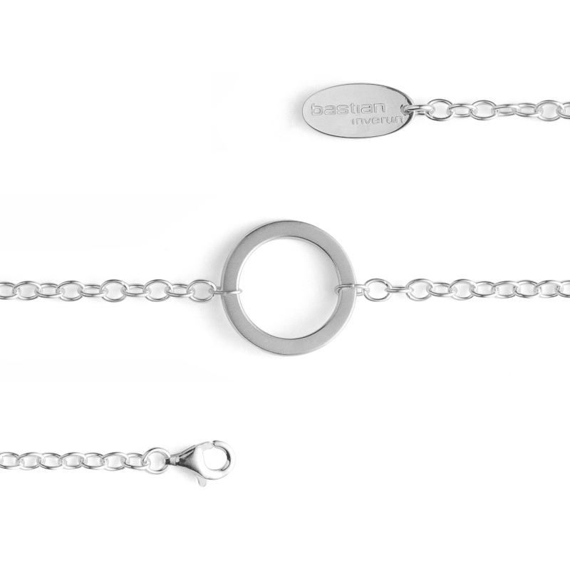 Bastian Inverun Armband 925/- Silber Rhodiniert 40931