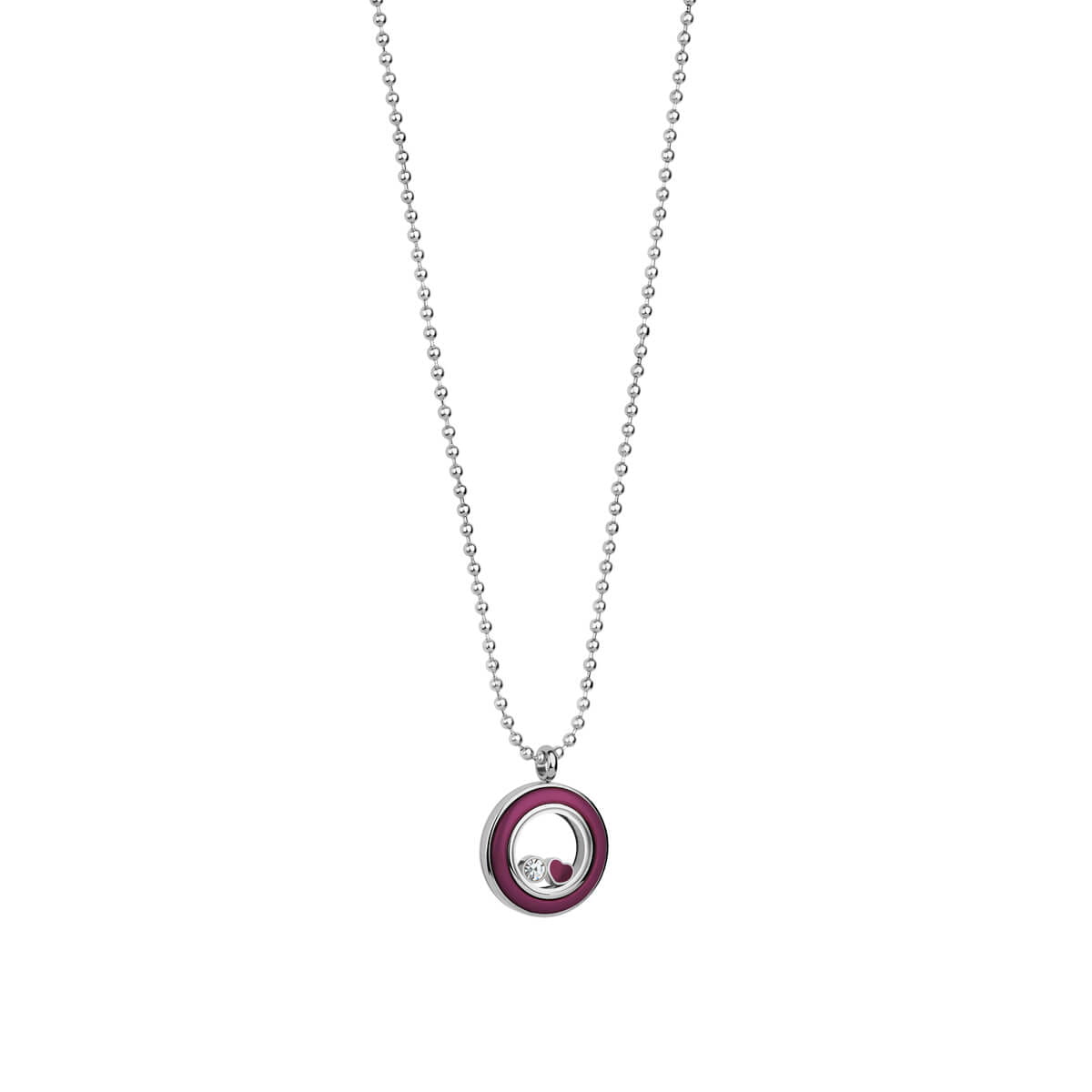 Bering Collier Edelstahl Emaille Lila 315-110-05