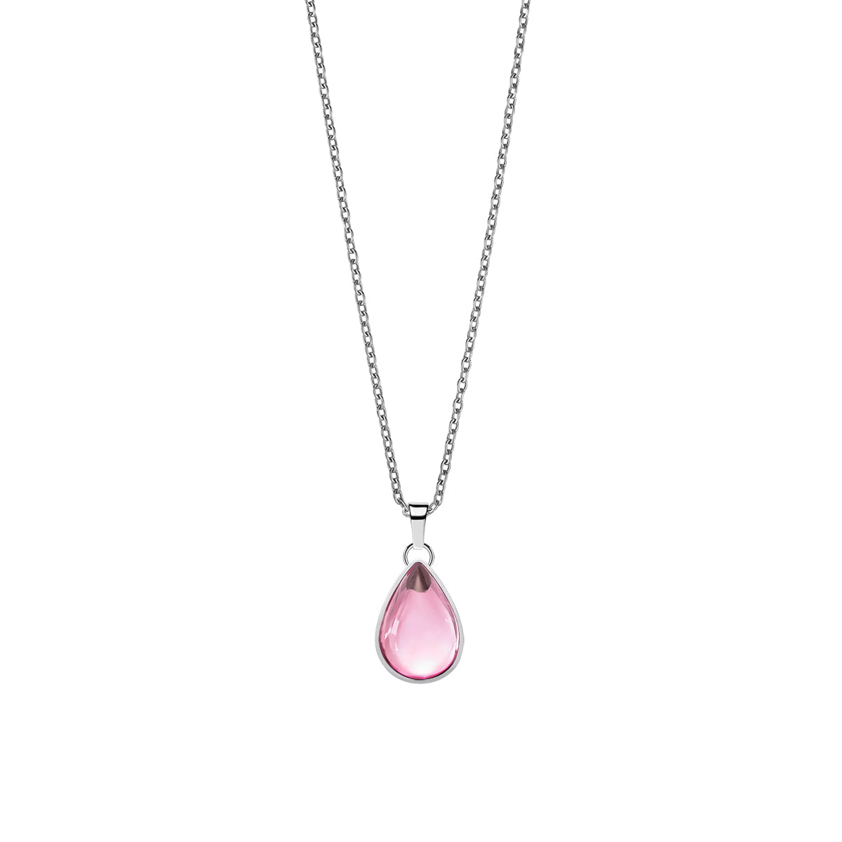 Bering Collier Edelstahl Kristall Pink 440-1712-450