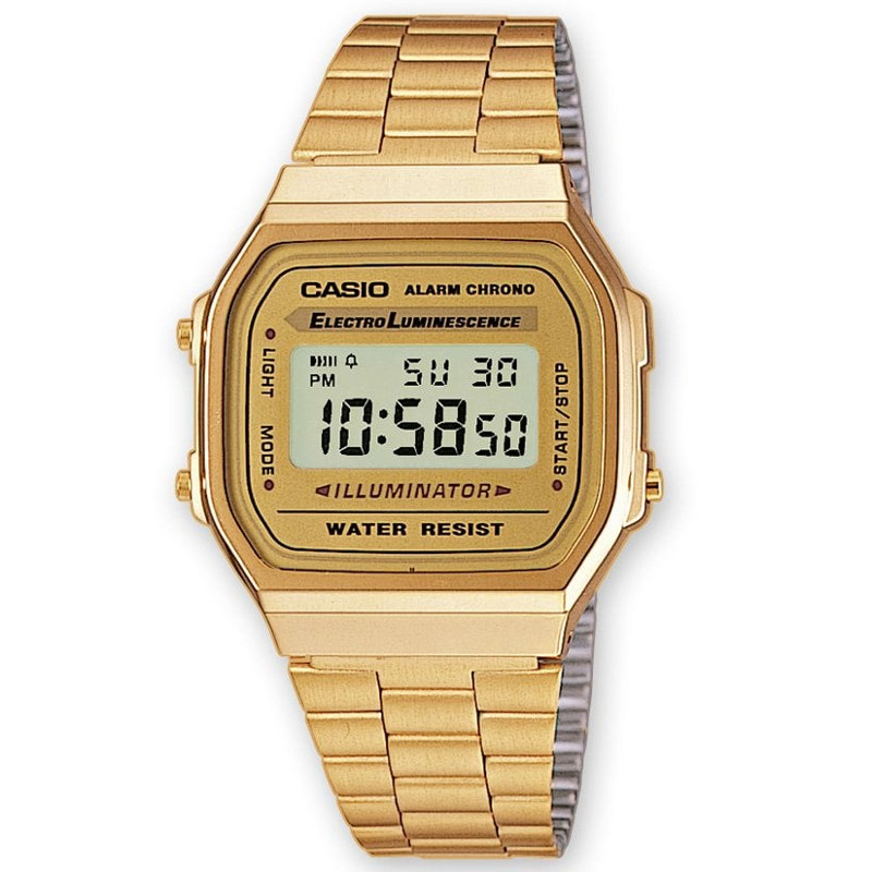 Casio Armbanduhr Vintage Iconic Collection Gold A168WG-9EF