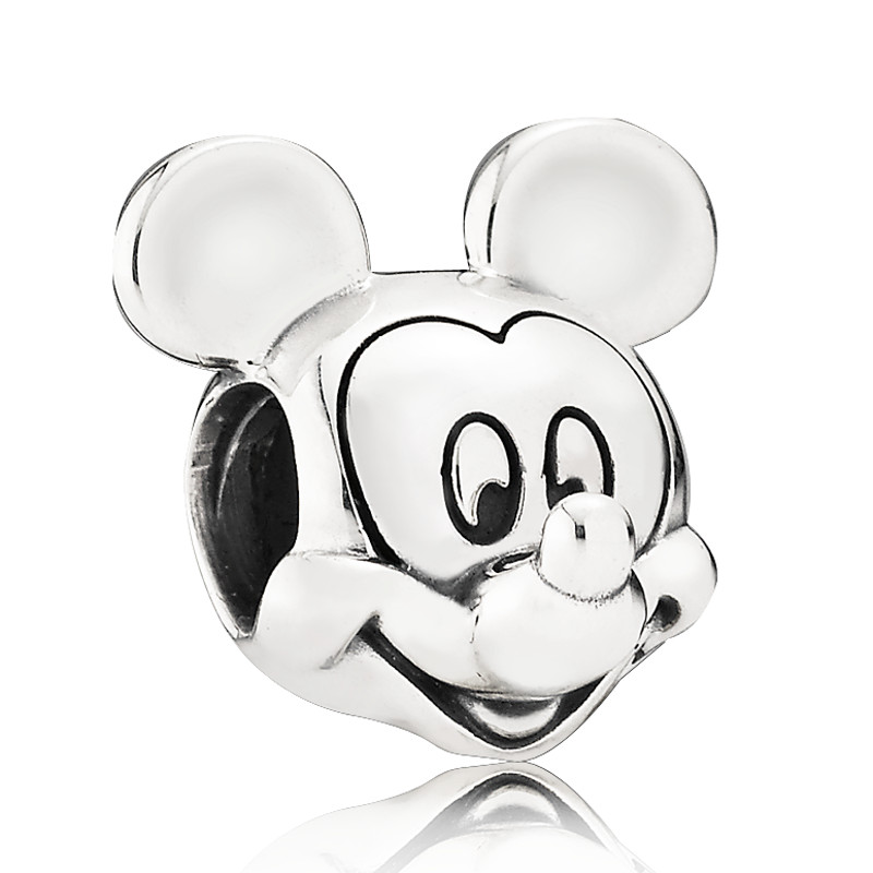 PANDORA Disney Silber Charm Mickey Portrait 791586