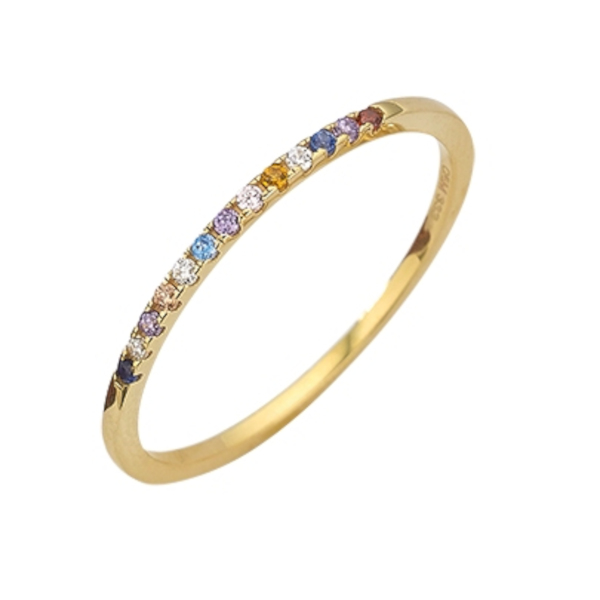 CEM Ring 333/- Gold Zirkonia Bunt G3-00857R