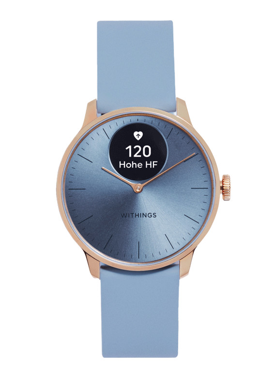 WITHINGS Scanwatch Light Rosegold Blue 37mm HWA11-MODEL2-ALL-IN