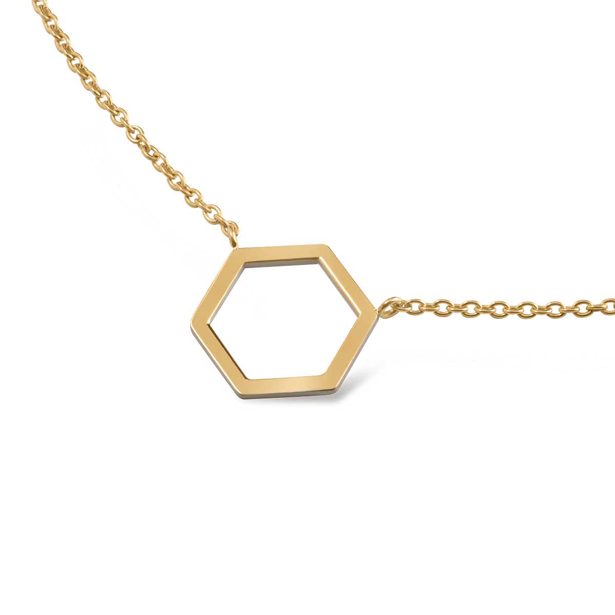 Boccia Collier Titan Hexagon Gold 08014-02