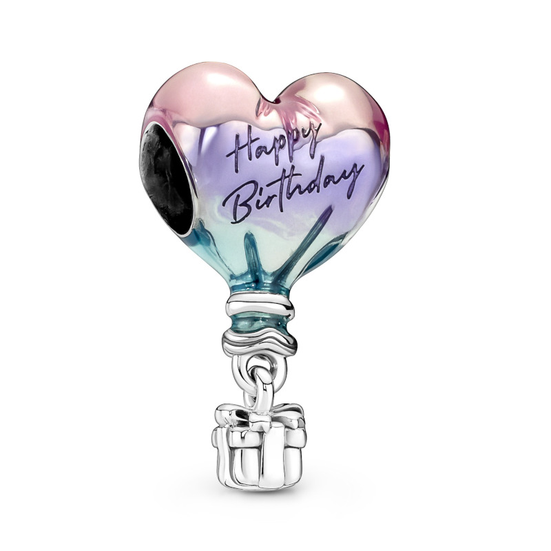 PANDORA Silberelement Happy Birthday Hot Air Balloon 791501C01
