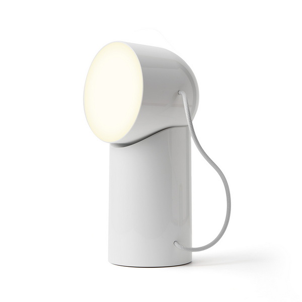 LEXON LED Lampe ORBE Aluminium Weiß LH88WG