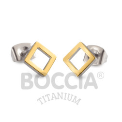 Boccia Ohrschmuck Titan Gold 05022-02