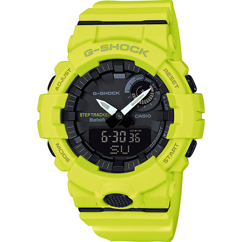 Casio G-Shock G-Squad Bluetooth Analog Digital Gelb GBA-800-9AER