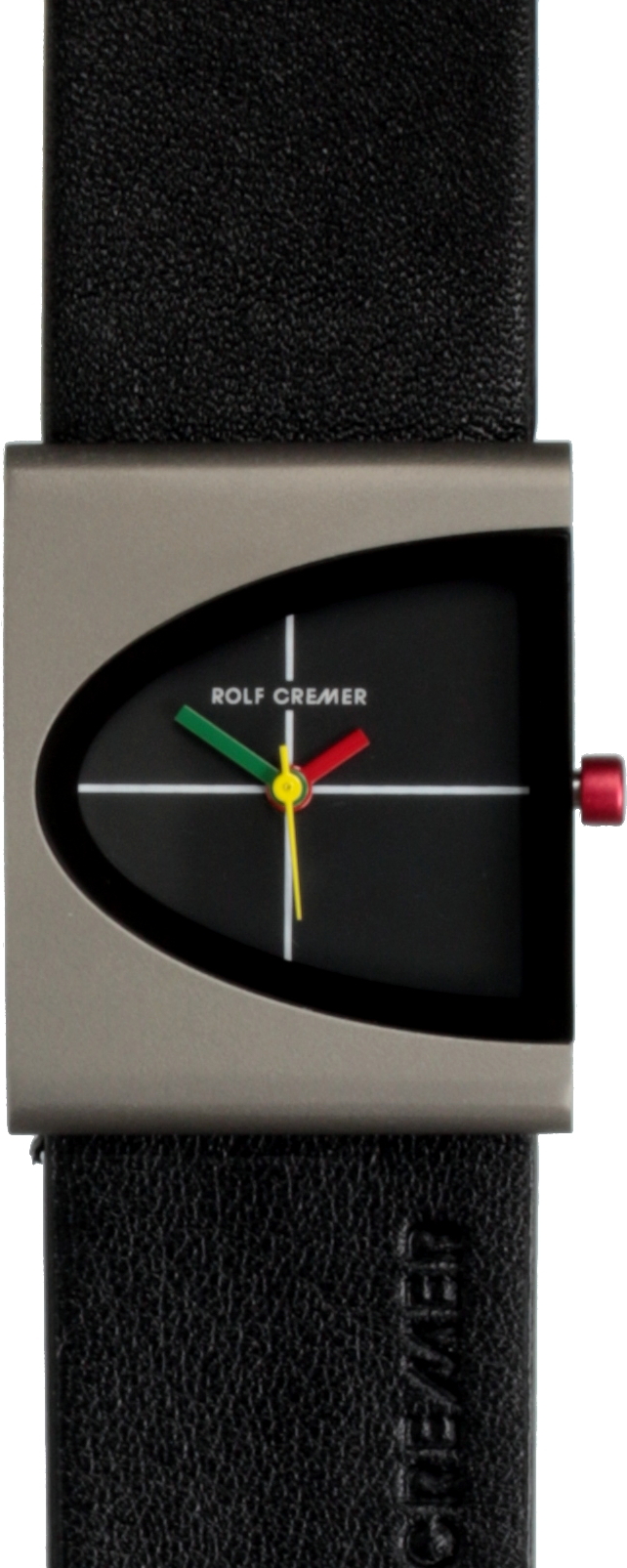 ROLF CREMER Armbanduhr ARCH Titan Lederband Schwarz 505302