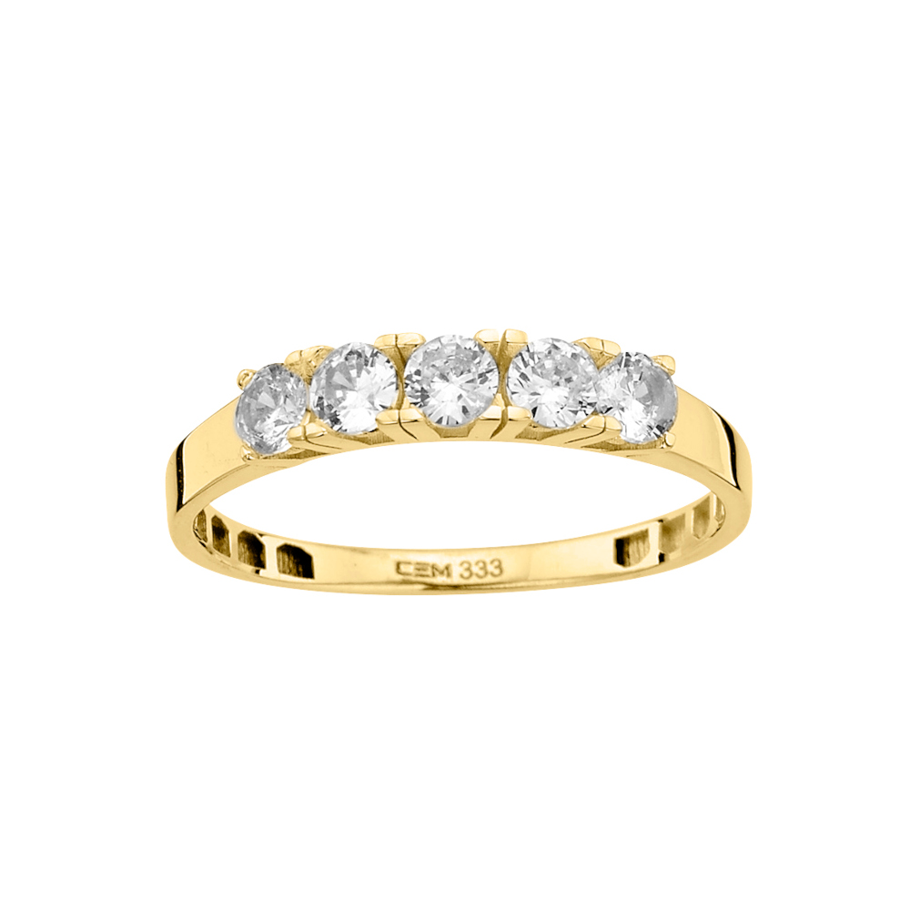CEM Ring 333/- Gold Zirkonia G3-01326R