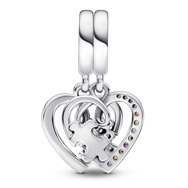 PANDORA Silberelement Puzzle Piece Hearts 792239C01