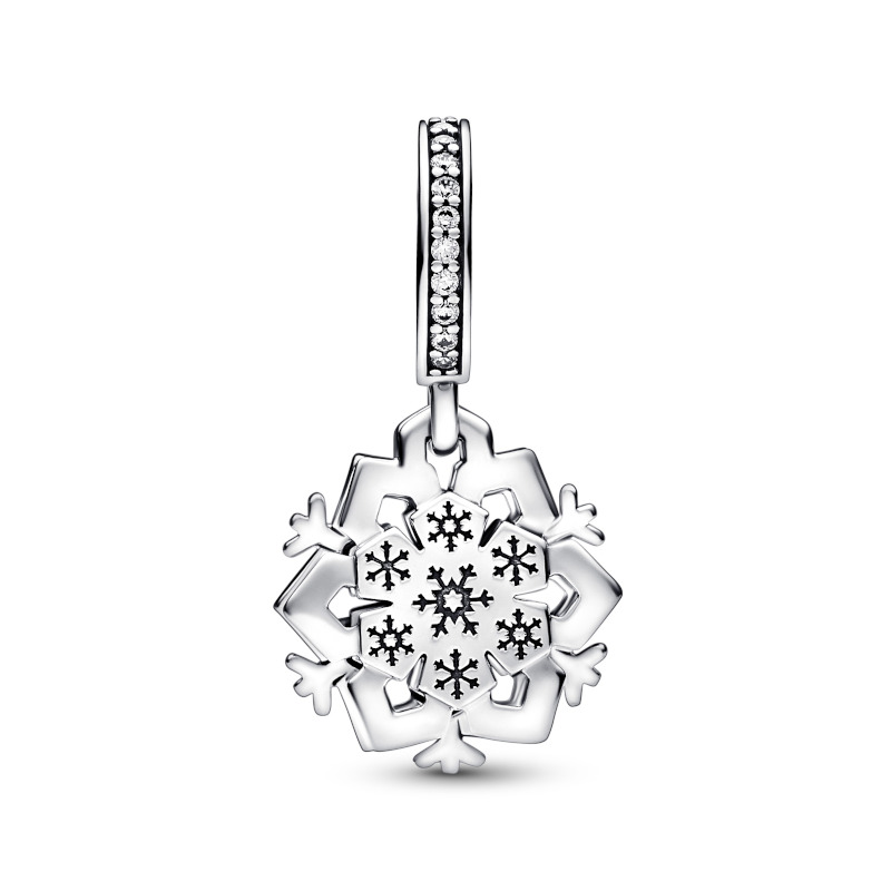 PANDORA Charm Silber Sparkling Snowflake 792355C01