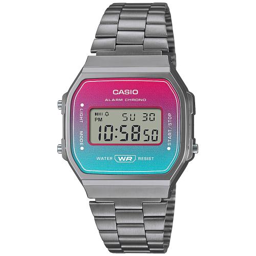 Casio Armbanduhr Vintage Iconic Collection Edelstahl A168WERB-2AEF