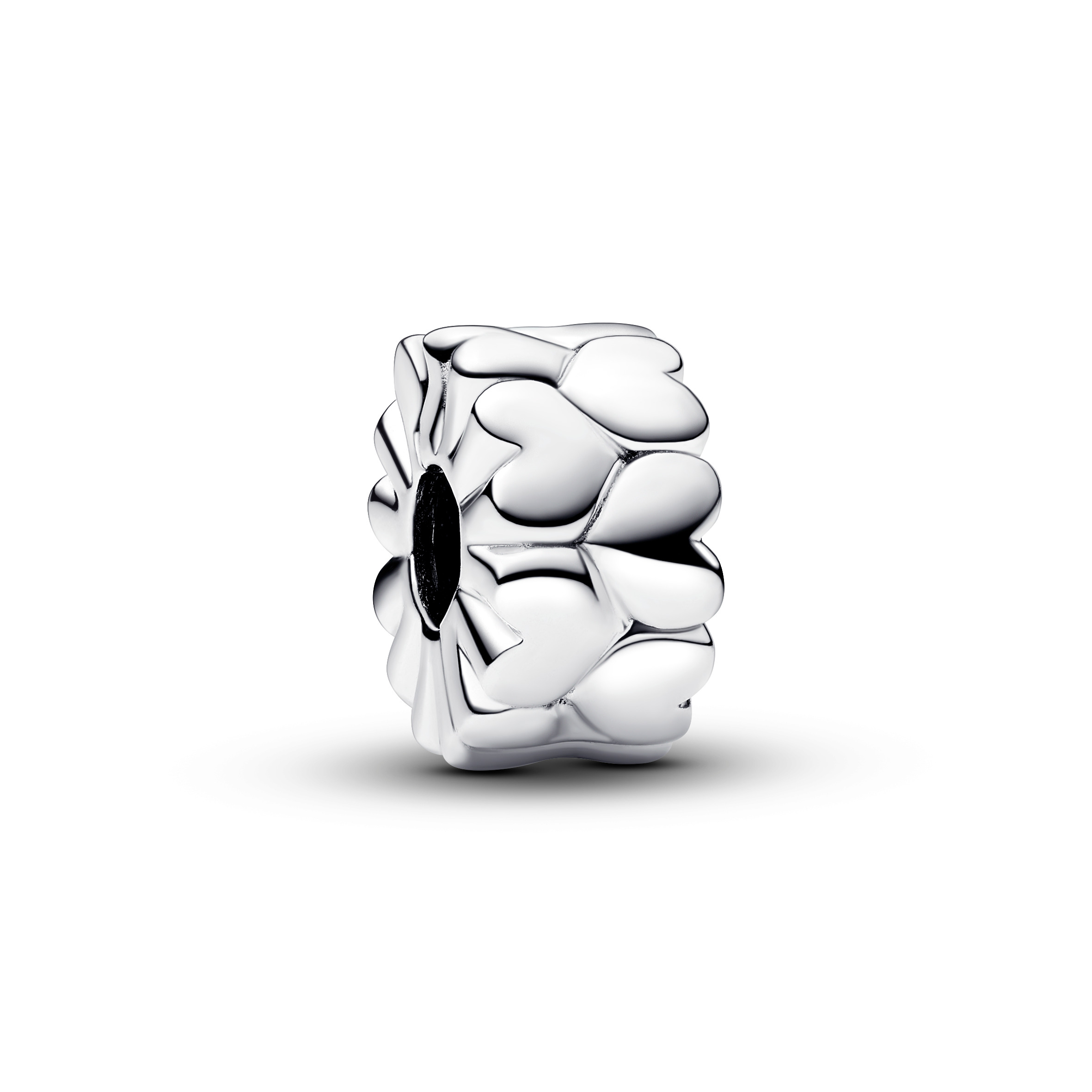PANDORA Element Silber Clip Heart Pattern 792828C00