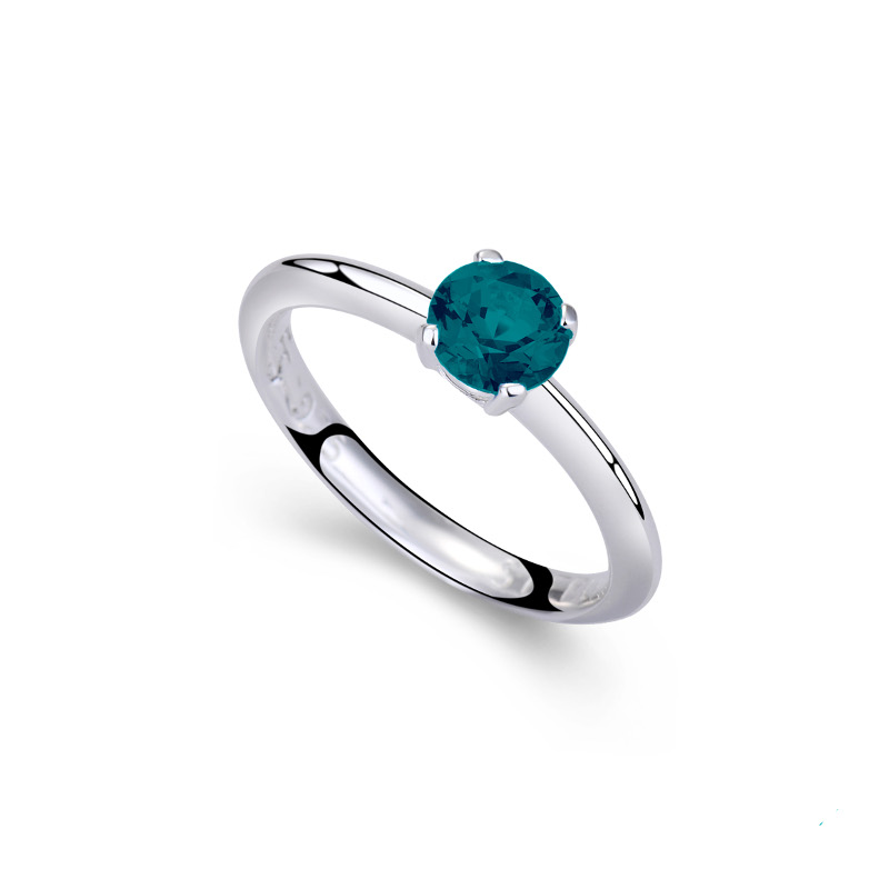 FRITSCH STERLING Ring 925/- Silber London Blue Topas 01116