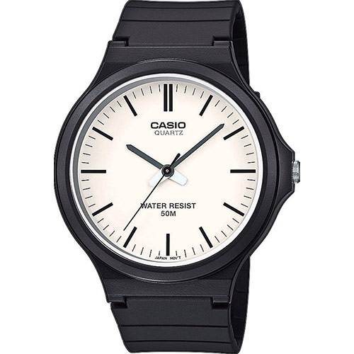 Casio Armbanduhr Collection Weiß Analog MW-240-7EVEF