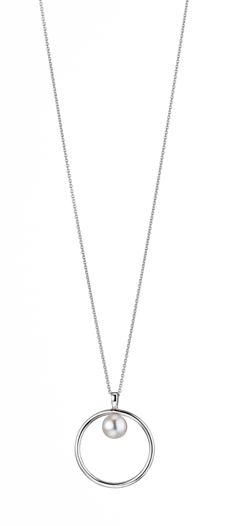 ADRIANA Halskette Silber Rhodiniert Süßwasserperle Amalfi-A13