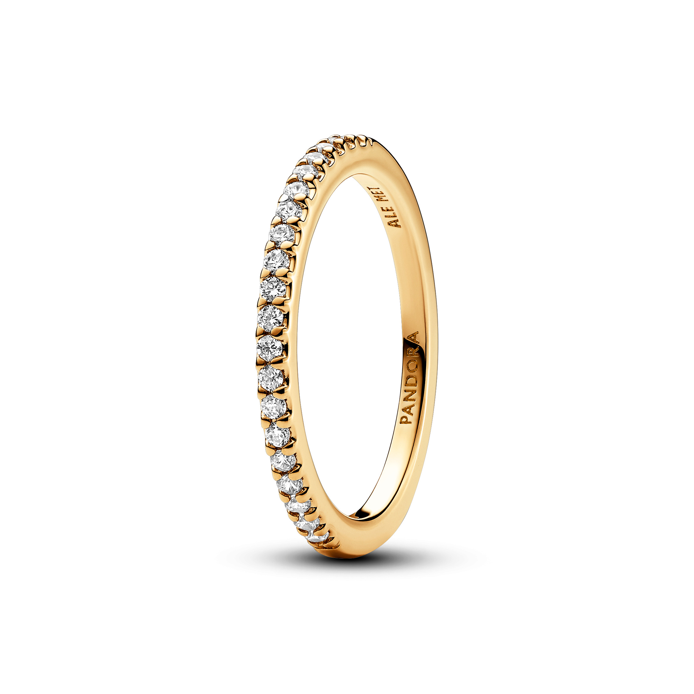 PANDORA Ring 14k gold plattiert Sparkling Band 162999C01