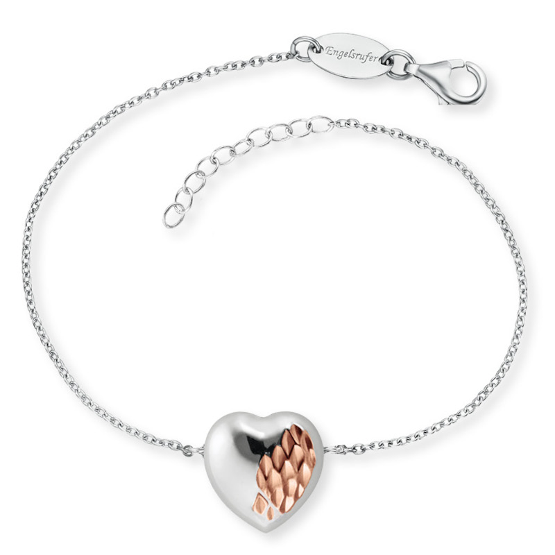Engelsrufer Armband Silber Roségoldplated Heart ERB-WITHLOVE-04-BIR